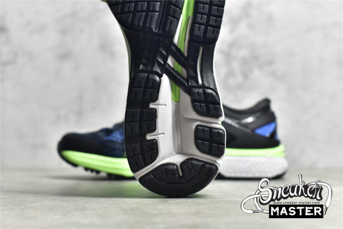 ASICS GEL-KAYANO 26 4E EXTRA WIDE BLACK/BLUE/GREEN 1011A536-003