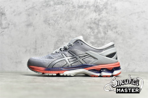 ASICS GEL KAYANO 26 PIEDMONT GREY/SILVER/RED 1012A457-020