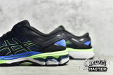 ASICS GEL-KAYANO 26 4E EXTRA WIDE BLACK/BLUE/GREEN 1011A536-003