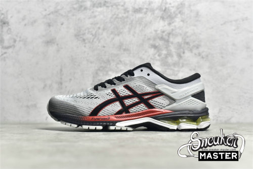 ASICS GEL-KAYANO 26 PIEDMONT GREY/BLACK/RED 1011A541-020