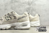 NEW BALANCE 530V2 RETRO RUNNING SHOES KHAKI/KHAKI/BEIGE MR530SH