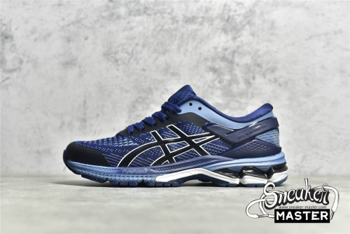 ASICS GEL KAYANO 26 2E WIDE MIDNIGHT/GREY FLOSS 1011A542-400