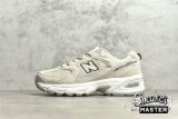 NEW BALANCE 530V2 RETRO RUNNING SHOES KHAKI/KHAKI/BEIGE MR530SH