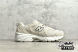 NEW BALANCE 530V2 RETRO RUNNING SHOES KHAKI/KHAKI/BEIGE MR530SH