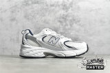NEW BALANCE 530 RUNNING SHOES WHITE/SILVER/BLACK MR530SG