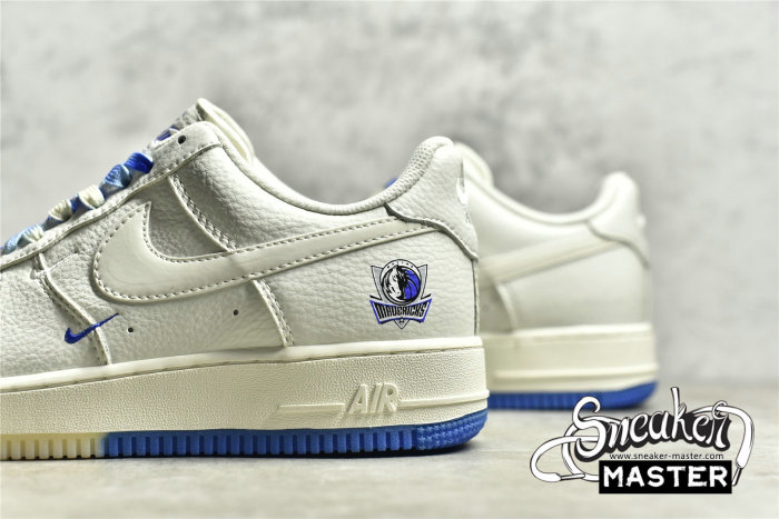NIKE AIR FORCE 1 LOW 07 DALLAS MAVERICKS WHITE/BLUE/YELLOW DH2088-606