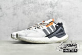 ADIDAS DAY JOGGER 2020 BOOST SHOES CLOUD WHITE/LIGHT GREY/ORANGE FX5996