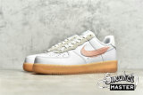 NIKE AIR FORCE 1 LOW 07 EARTH DAY WHITE/LIGHT BROWN/PINK DB3595-100