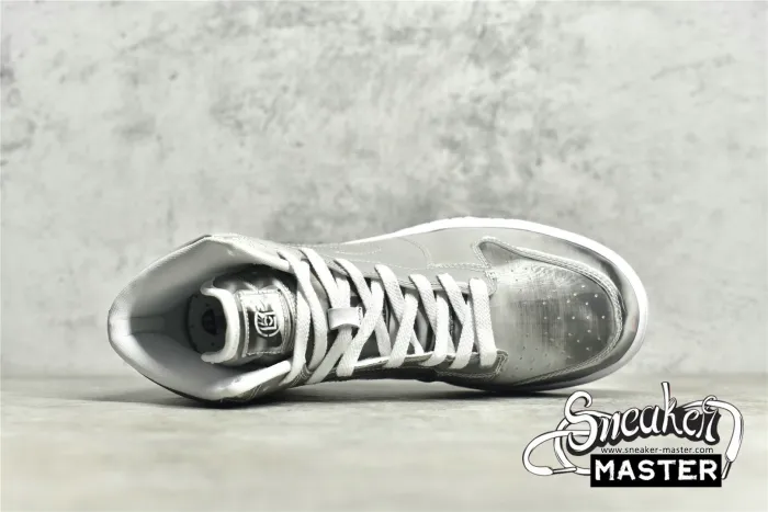 NIKE CLOT X SB DUNK HIGH FLUX SILVER/SILVER/WHITE DH4444-900