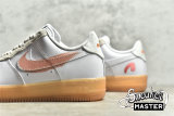 NIKE AIR FORCE 1 LOW 07 EARTH DAY WHITE/LIGHT BROWN/PINK DB3595-100