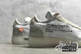 NIKE OFF-WHITE X AIR FORCE 1 LOW THE TEN WHITE/WHITE-SAIL AO4606-100