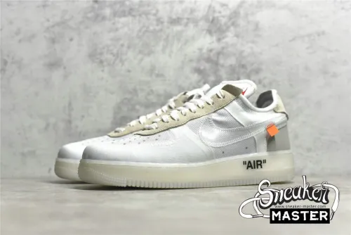 NIKE OFF-WHITE X AIR FORCE 1 LOW THE TEN WHITE/WHITE-SAIL AO4606-100
