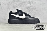 NIKE OFF-WHITE X AIR FORCE 1 LOW BLACK/WHITE-CONE-BLACK AO4606-001