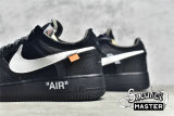 NIKE OFF-WHITE X AIR FORCE 1 LOW BLACK/WHITE-CONE-BLACK AO4606-001