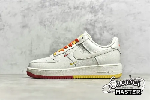 NIKE AIR FORCE 1 LOW 07 SU19 RICE WHITE/RED/YELLOW HQ8863-996