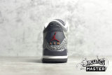 NIKE AIR JORDAN 3 RETRO 2021 SILVER/LIGHT GRAPHITE/ORANGE PEEL/SPORT RED CT8532-012