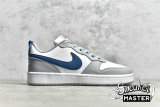 NIKE COURT BOROUGH LOW 2 GS WHITE/LIGHT SMOKE GREY/HABANERO RED/MARINA BQ5448-117