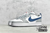NIKE COURT BOROUGH LOW 2 GS WHITE/LIGHT SMOKE GREY/HABANERO RED/MARINA BQ5448-117