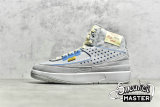 NIKE UNION LA X AIR JORDAN 2 RETRO SP GREY FOG GREY FOG/SIREN RED/LIGHT SMOKE GREY DN3802-001