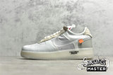 NIKE OFF-WHITE X AIR FORCE 1 LOW THE TEN WHITE/WHITE-SAIL AO4606-100