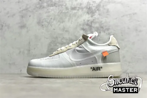 NIKE OFF-WHITE X AIR FORCE 1 LOW THE TEN WHITE/WHITE-SAIL AO4606-100