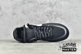 NIKE OFF-WHITE X AIR FORCE 1 LOW BLACK/WHITE-CONE-BLACK AO4606-001