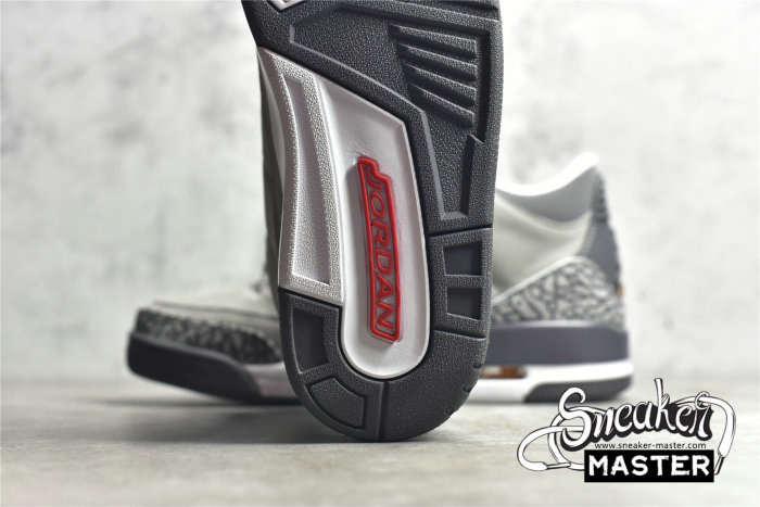 NIKE AIR JORDAN 3 RETRO 2021 SILVER/LIGHT GRAPHITE/ORANGE PEEL/SPORT RED CT8532-012