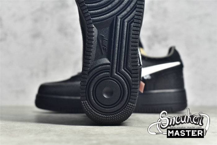 NIKE OFF-WHITE X AIR FORCE 1 LOW BLACK/WHITE-CONE-BLACK AO4606-001