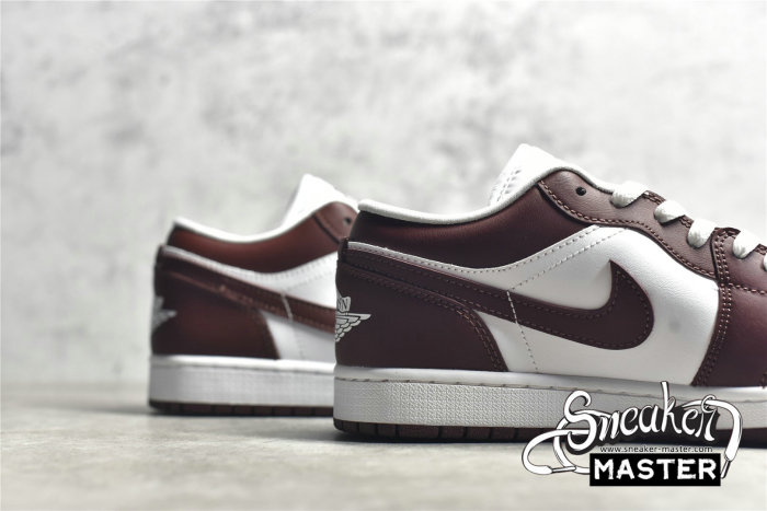 NIKE AIR JORDAN 1 LOW WHITE/WHITE/BRONZE ECLIPSE DC0774-116