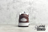 NIKE AIR JORDAN 1 LOW WHITE/WHITE/BRONZE ECLIPSE DC0774-116