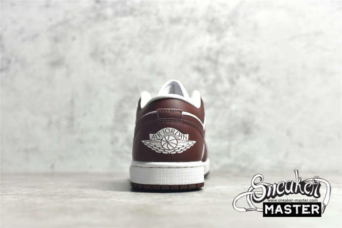 NIKE AIR JORDAN 1 LOW WHITE/WHITE/BRONZE ECLIPSE DC0774-116