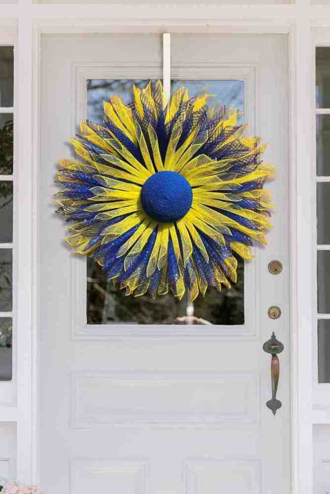 💛Pray for Ukraine Wreath|Stand with Ukraine Wreath🙏💙
