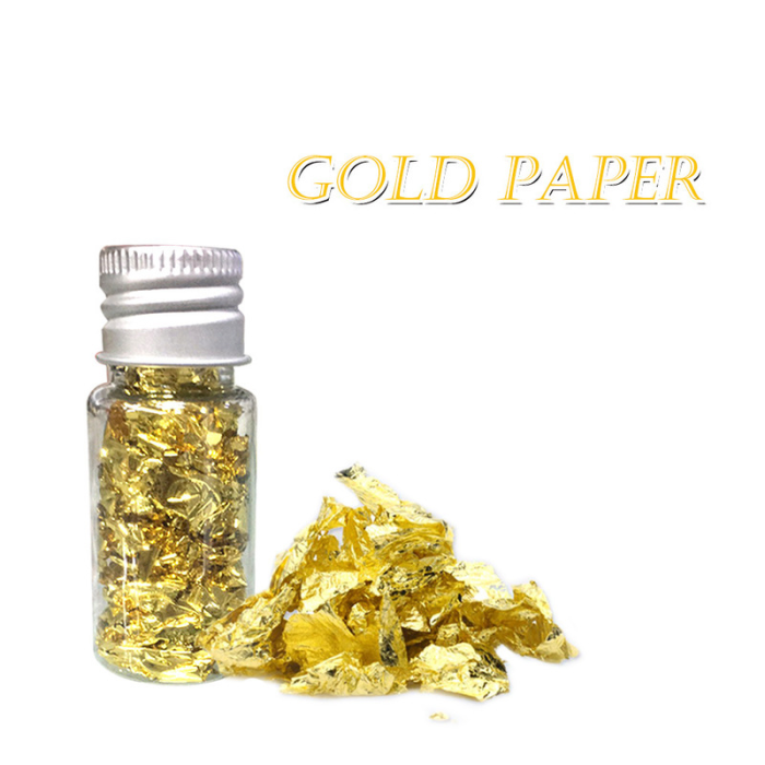 Bottled gold foil paper New multifunctional decorative gold foil paper home food decorative paper