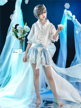 1/3 Delusion Black Butler Kuroshitsuji Manga Ice Prince Ciel Cosplay Costume