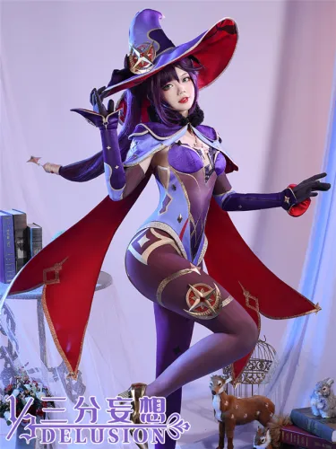 1/3 Delusion Genshin Impact Mona Cosplay Costume