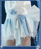 1/3 Delusion Black Butler Kuroshitsuji Manga Ice Prince Ciel Cosplay Costume
