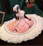 1/3 Delusion Black Butler Kuroshitsuji Lady Ciel Robin Female Pink Lolita Cosplay Costume