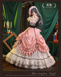 1/3 Delusion Black Butler Kuroshitsuji Lady Ciel Robin Female Pink Lolita Cosplay Costume