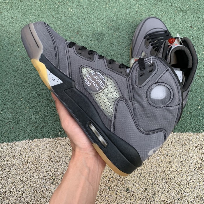 Authentic OFF-WHITE x Air Jordan 5