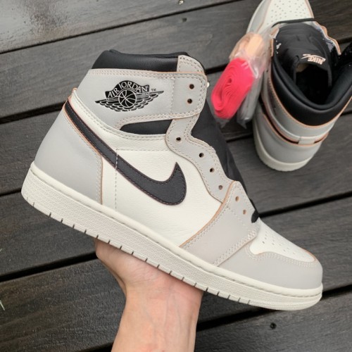 Authentic Air Jordan 1 Light Bone