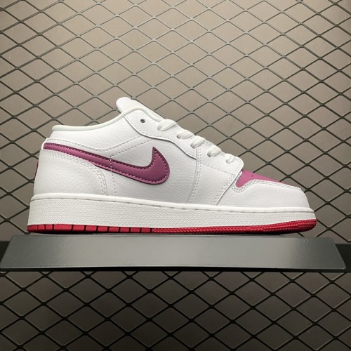 Air Jordan 1 Low White True Berry (GS)