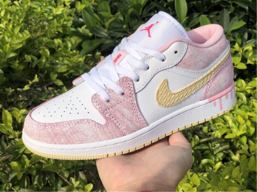 Air Jordan 1 Low GS “Paint Drip”