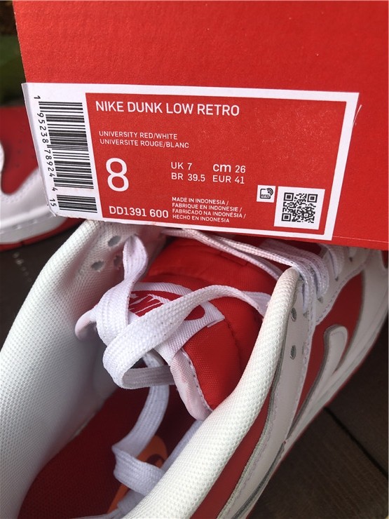 Nike Dunk Low University Red (2021)