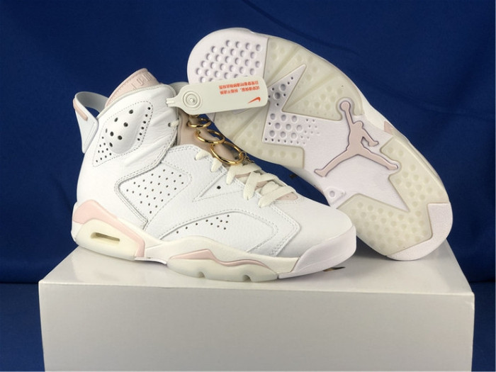 Jordan 6 Retro Gold Hoops (W)