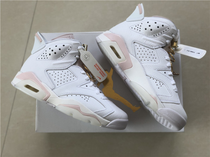 Jordan 6 Retro Gold Hoops (W)