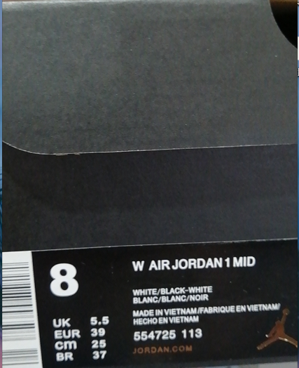 Jordan 1 Mid Shoes009 GS