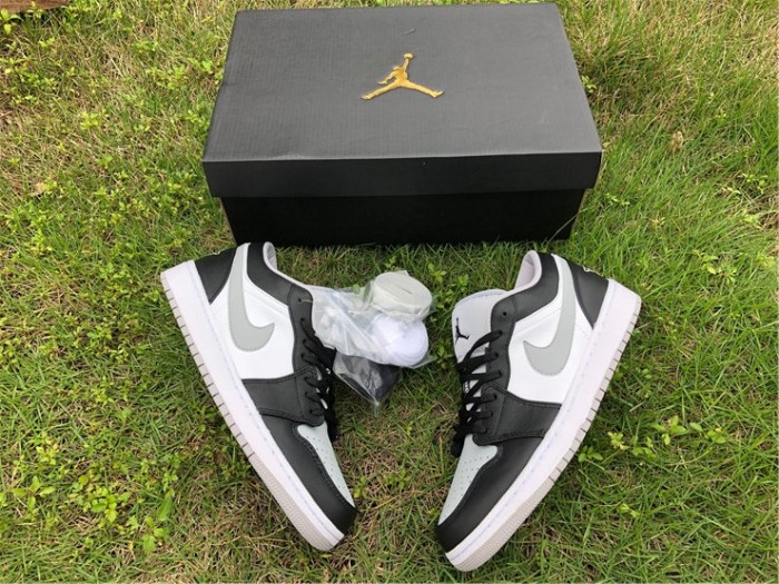 Air Jordan 1 Low Black Grey 553558 039