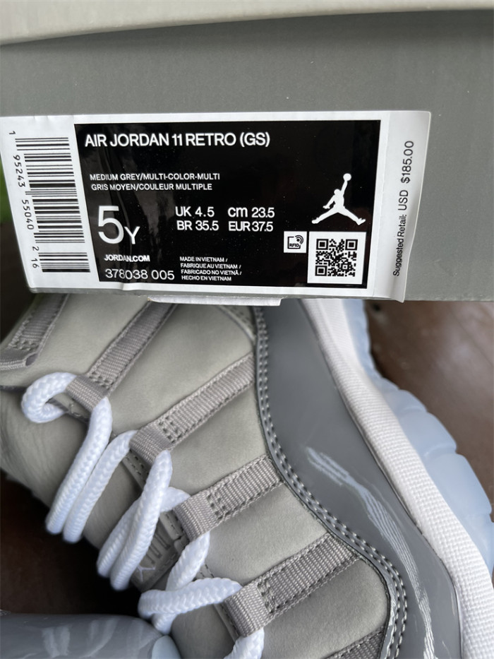 Air Jordan 11 Retro Cool Grey (2021) GS