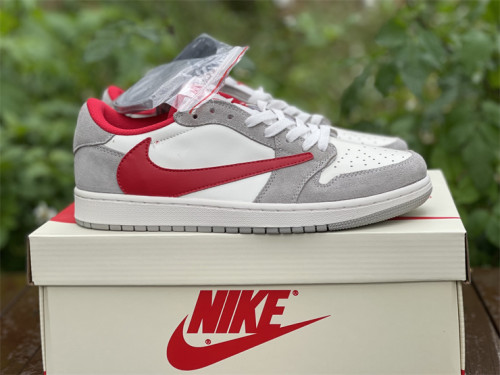 Air Jordan 1 Low SE 'Light Smoke Grey Gym Red'