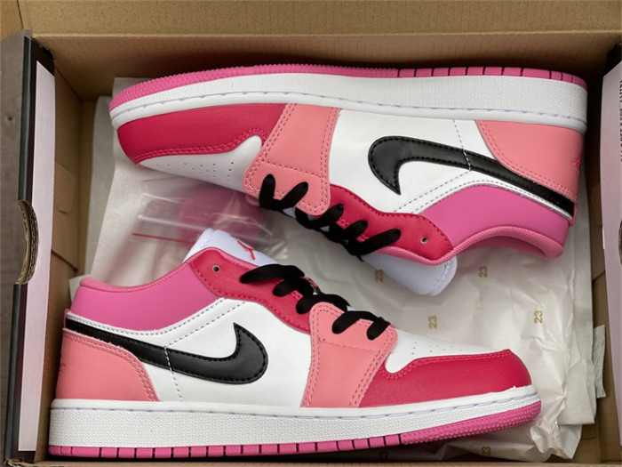 Air Jordan 1 Low GS 'White Pinksicle'